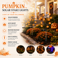 🎃 Solar Pumpkin Lights Light Up Your Halloween Yard 👻